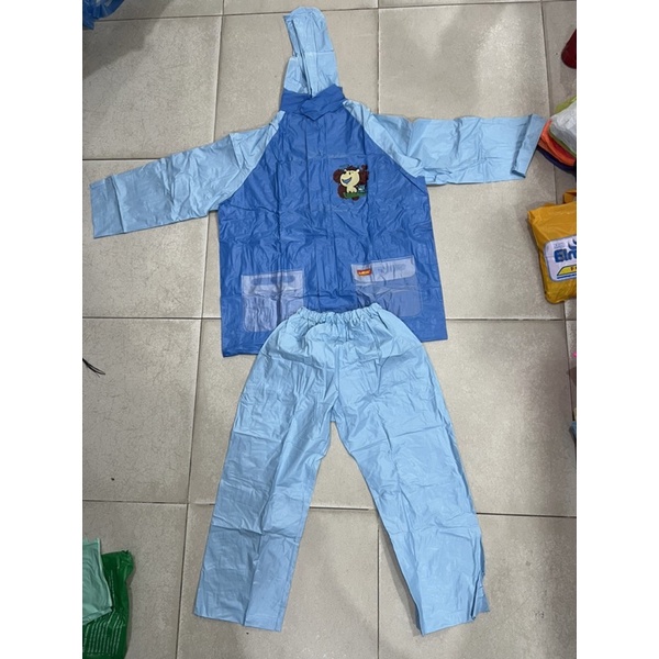 (1pcs) jas hujan setelan celana anak remaja elmondo 302 Nouvo
