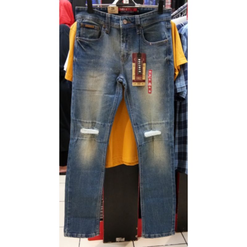 Gabrielle jeans original mens JUA1195QD Celana panjang pria Slim fit 5 pocket