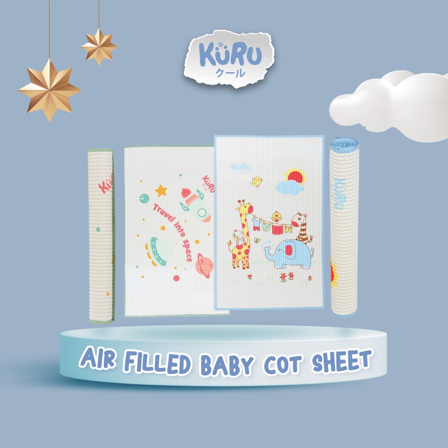 Kuru Baby Organic Healthy Cot Sheet | Perlak Organik Alas Ompol Bayi