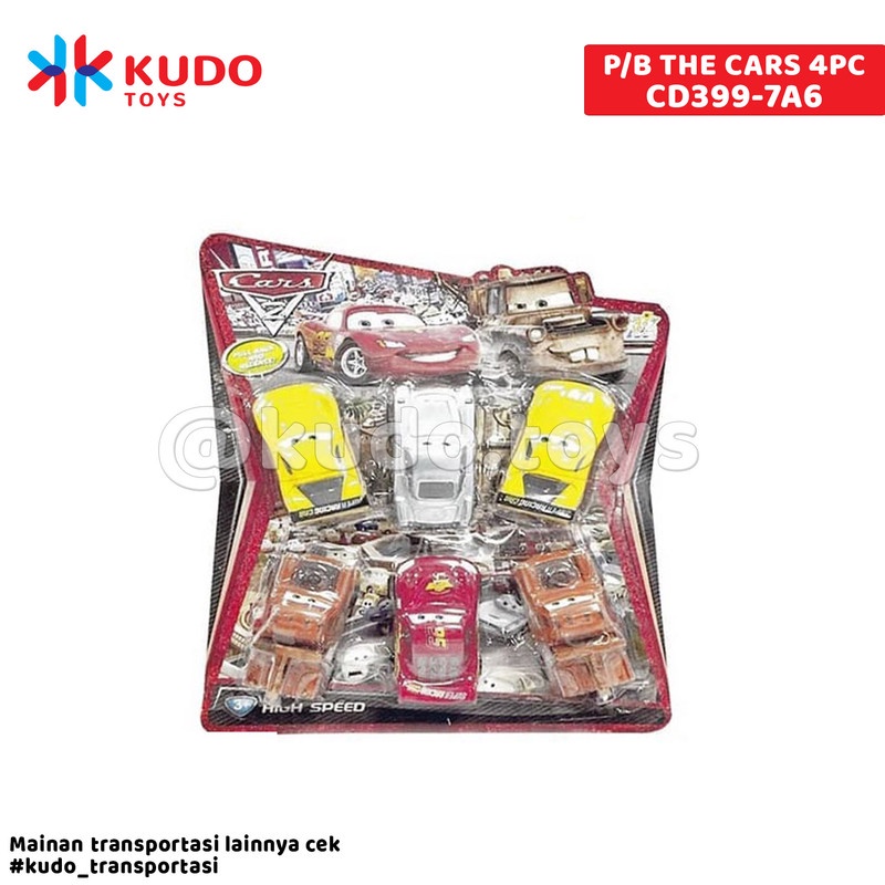 MAINAN ANAK P/B THE CARS 4PC (192) CD399-7A6