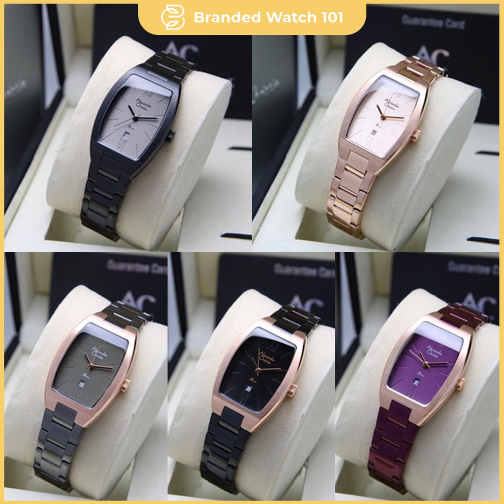 ORIGINAL Jam Tangan Wanita Alexandre Christie AC 2956 / AC2956 / 2956 Garansi Resmi 1 Tahun, Stainless