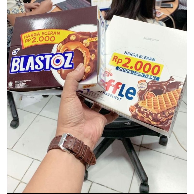 

PRODUK OT BLASTO 24GRAM & WAFFLE HAZELNUT 25GRAM