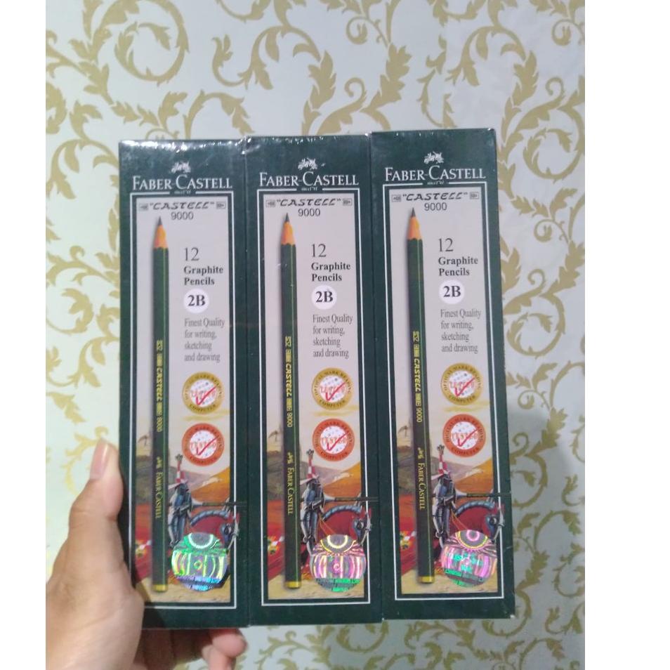 

' P0V (DISKON) 1 Pak Pensil 2B Feber Castle Pensil Faber Castell 1 Pak Pensil Murah Laris'