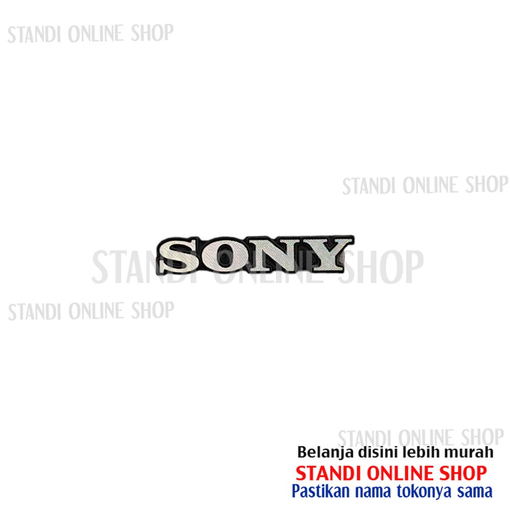 Emblem Aluminium Sticker Decals 3D Logo SONY Audio Speaker