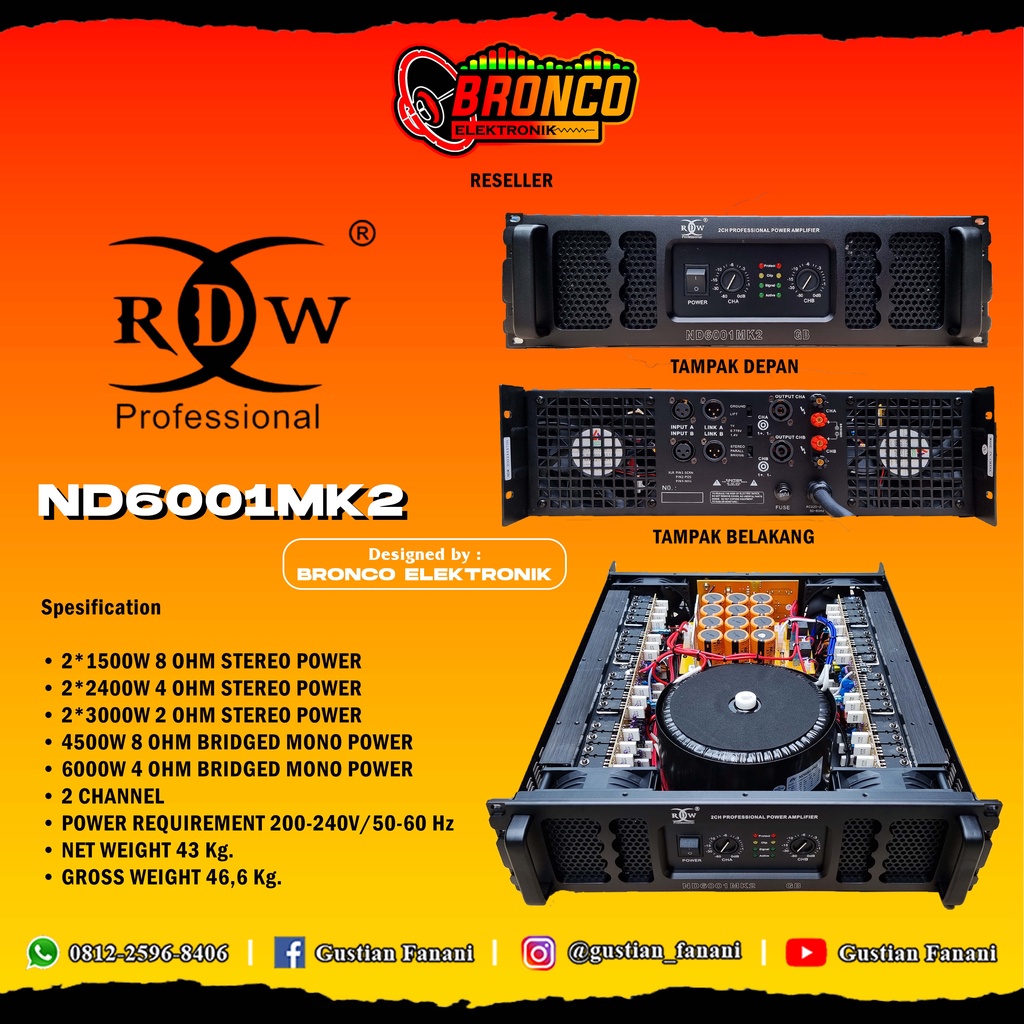 POWER RDW ND6001MK2