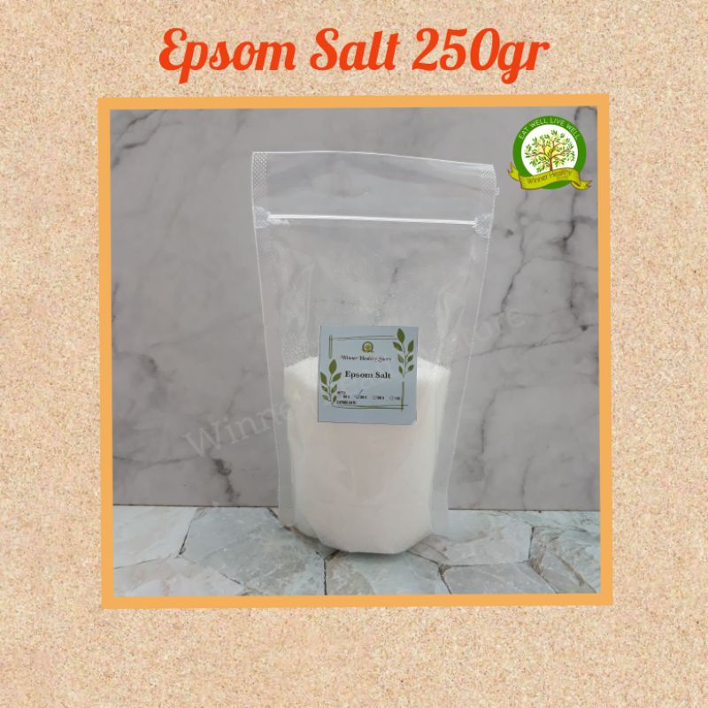 

Epsom Salt/Garam kesehatan/Garam Epsom isi 250gr