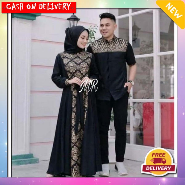 Mysure Baju Lebaran Couple Pasangan Remaja Kekinian Terbaru 2023 Premium Suami Istri Jumbo Ori Buat 