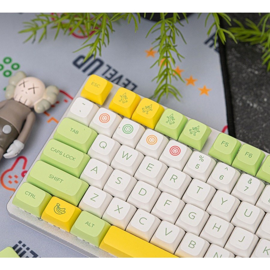 Yiqi Fruit Design PBT Dye-sub Keycaps 123 set XDA Profile