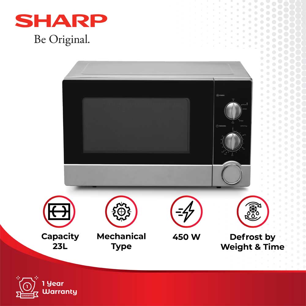 Microwave Sharp 23 Liter R21D0(S)IN / Alat Pemanas Makanan