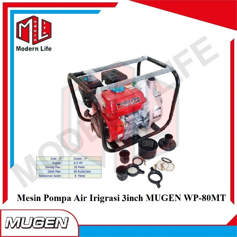 MUGEN WP-80 XT Pompa Air Alkon / pompa air irigasi 3inch Mugen WP - 80 XT