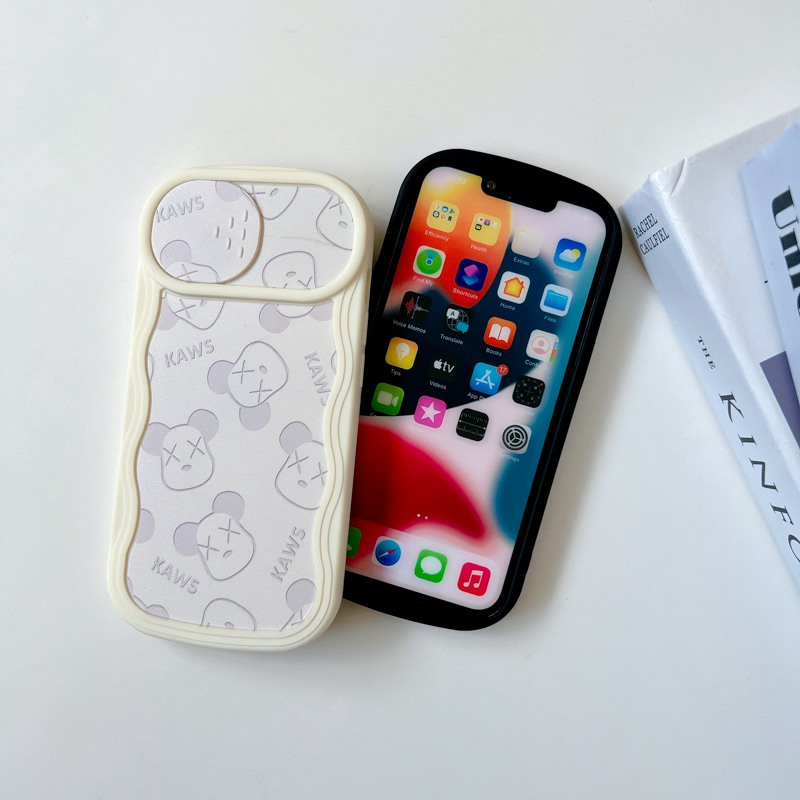 Casing Lembut Terbaru yang Dapat Ditekan untuk IPhone 11 12 13 14 Pro Max 14 Plus Casing Penutup Ponsel Gloomy Bear Hadiah Wanita cassing hp