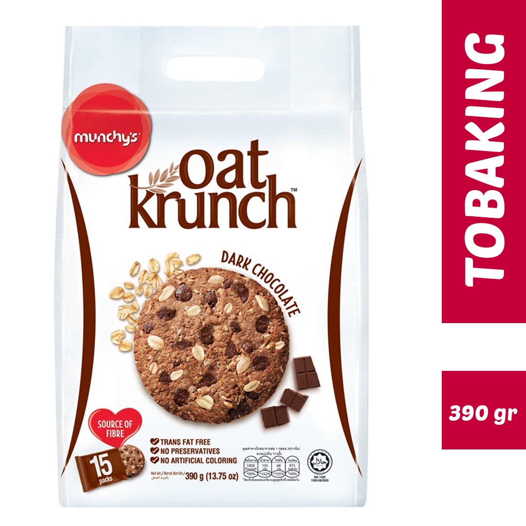 

Munchys Oat Krunch 390 gr Dark Chocolate crunch munchys coklat