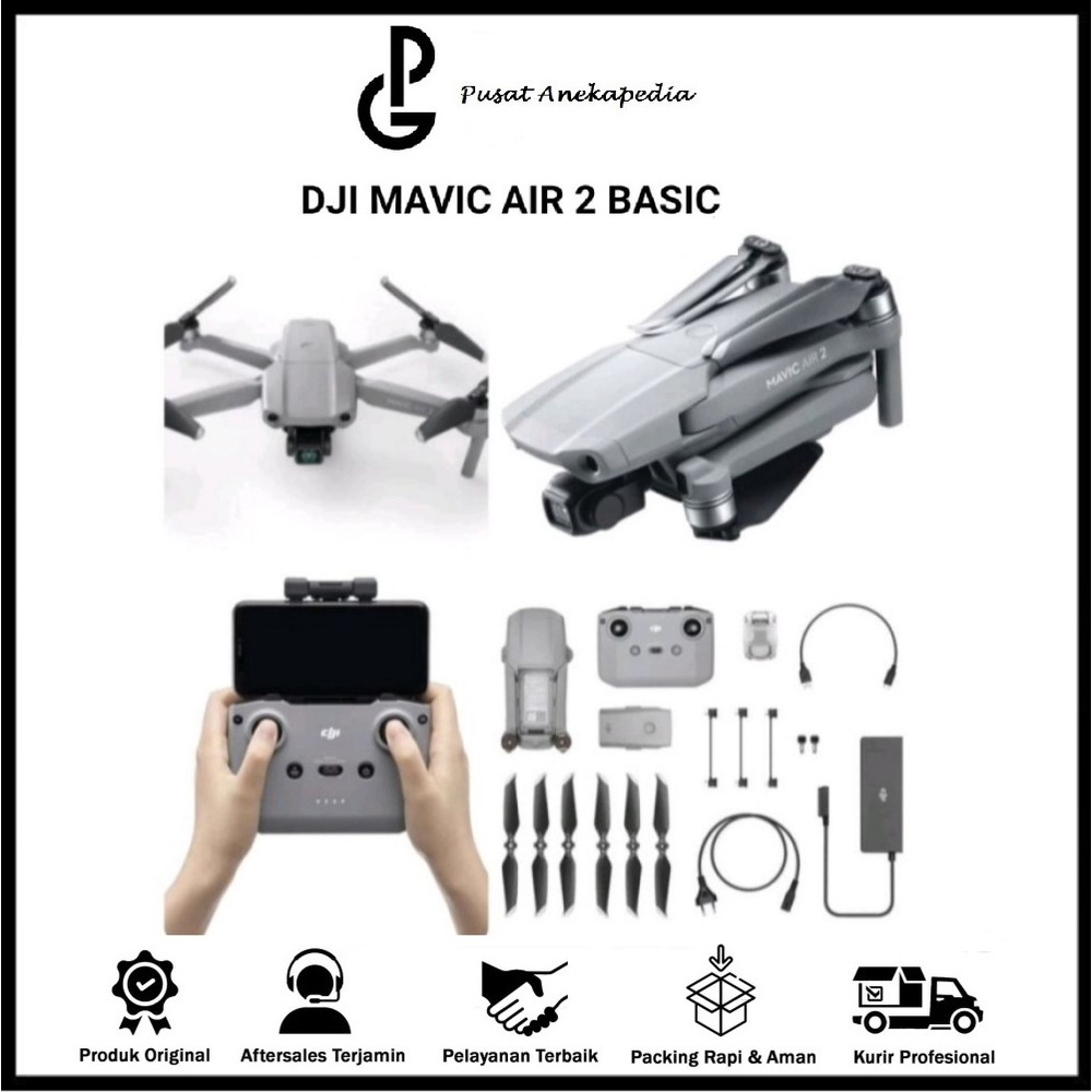 Drone Dji Mavic Air 2 Basic - Dji Mavic Air 2 Basic Drone Garansi Resmi Original