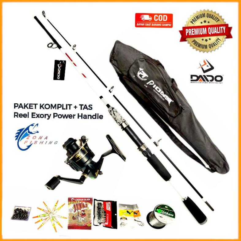 SET KOMPLIT JORAN REEL TAS DAIDO 16 KG ALAT PANCING LAUT MURAH + BONUS TERLARISS...,,,,,