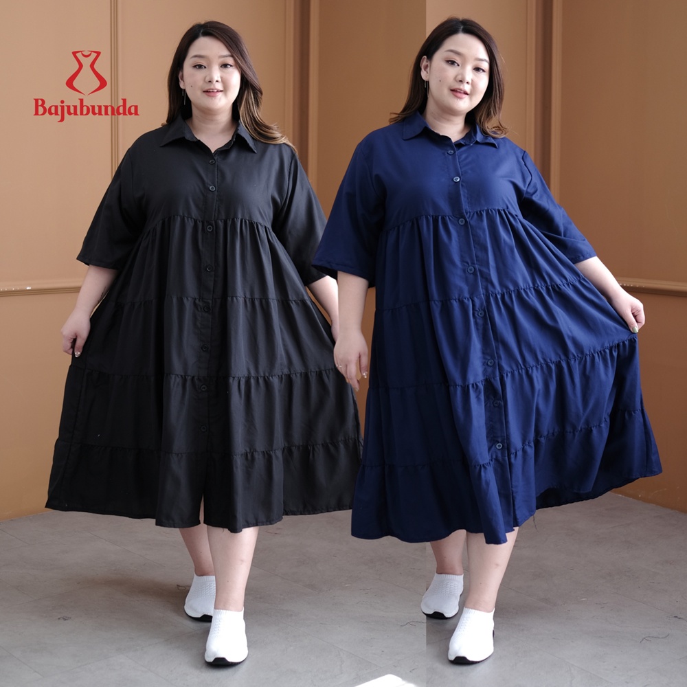 DRESS JUMBO LD 120 DRES BIG SIZE BAJUBUNDA DAHLIA