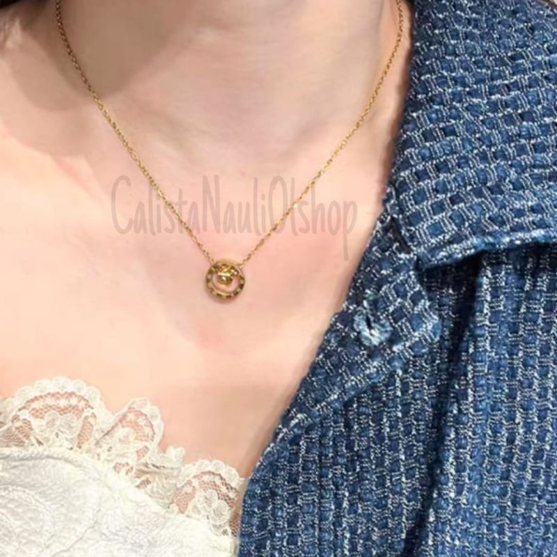 KALUNG DEWASA TITANIUM  PENDANT MODEL RING PERHIASAN EMAS KOREA ANTI KARAT DAN ANTI LUNTUR