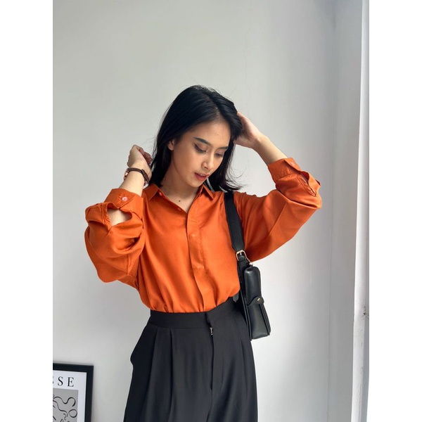 PAKET USAHA - BASIC OVERSIZED SHIRT + FREE LABEL