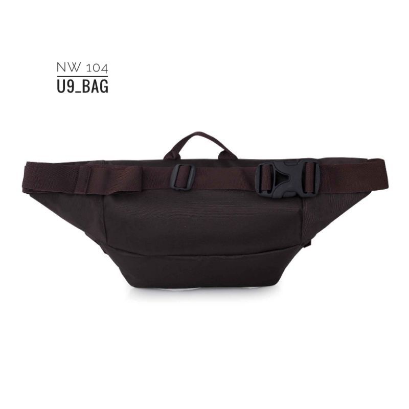 Waistbag Nwcasual 104 bahan courdura nylon taspinggang pria/unisex