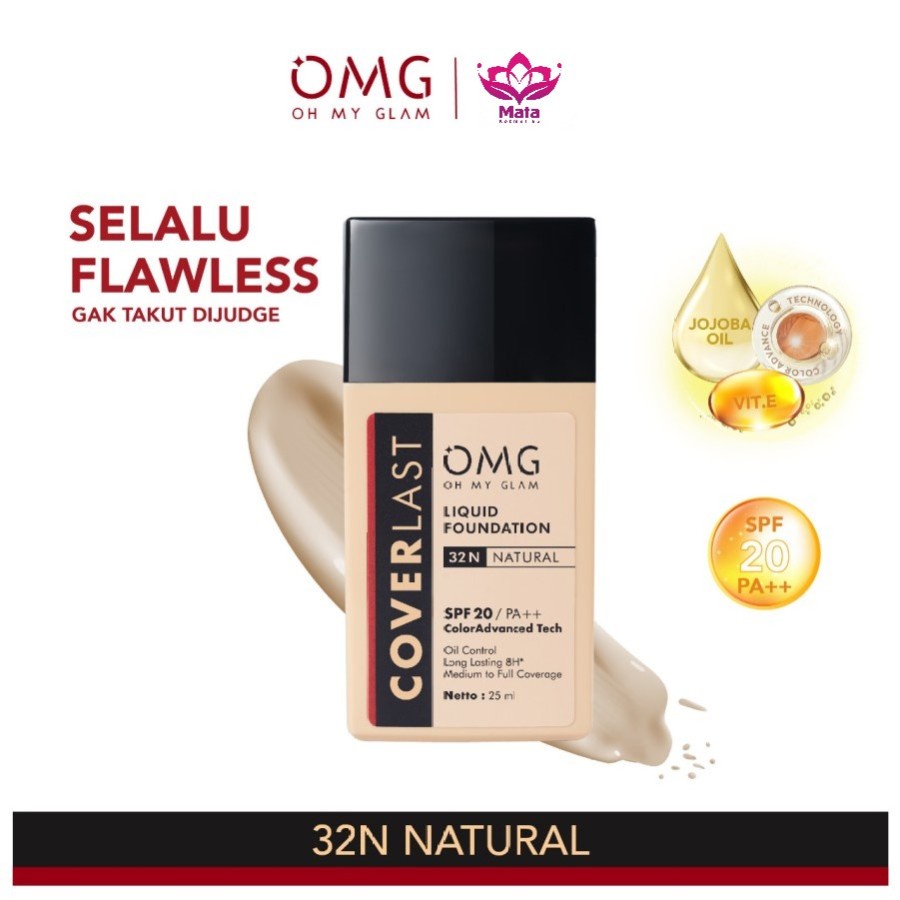 OMG Oh My Glam Coverlast Foundation 25ml