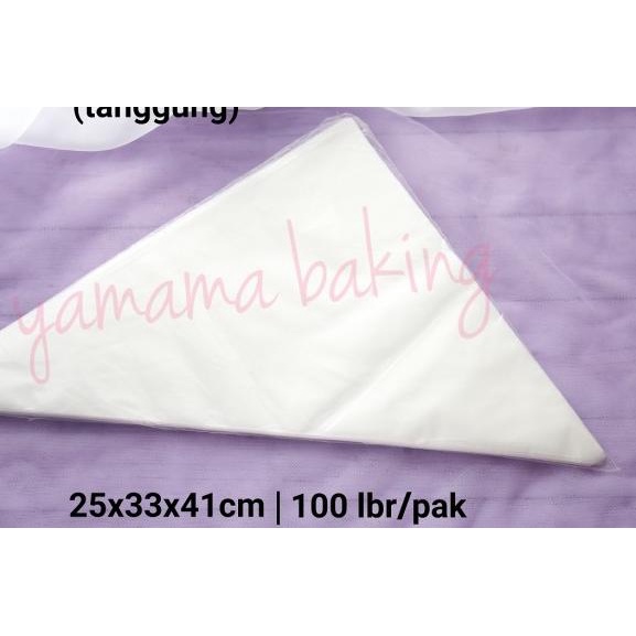 

CS-0004 Plastik segitiga pipping piping bag buttercream tanggung 100