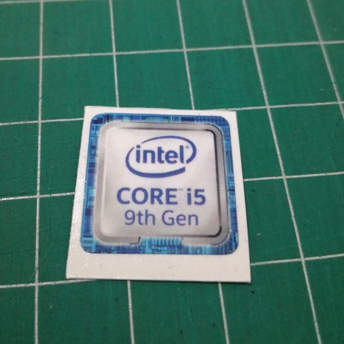 Stiker Intel Core i5 Gen 9th