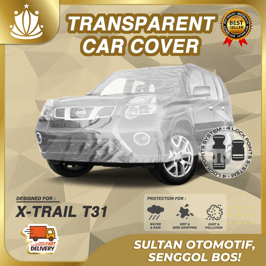 Body Cover Mobil Plastik TEBAL Nissan Xtrail T31 WATERPROOF Anti Air