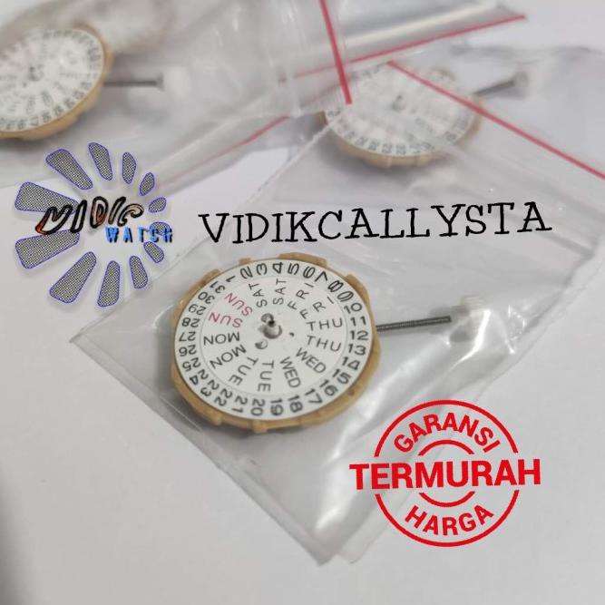 P5T0 MESIN SWEEP JAM TANGAN MOVEMENT SP28 SUNON SP 28 SP-28 TANGGAL HARI ORIGINAL QKW