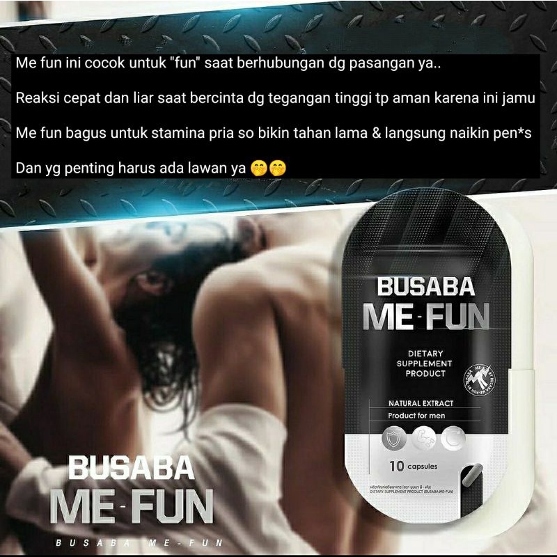ORIGINAL100% JAMU ASLI THAILAND ME FUN PRIA DEWASA OBAT KAPSUL SUPLEMEN PENAMBAH STAMINA DAYA TAHAN 