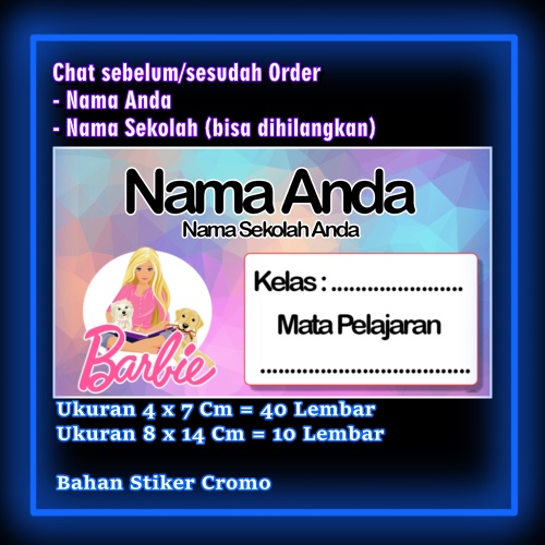 

Stiker Label Buku Buah Buahan Fruit Vegetable Karakter Lucu Custom Lebel Nama cromo murah 20 Varian berbeda Sticker Pelajaran Mapel buku anak sekolah Vol 5