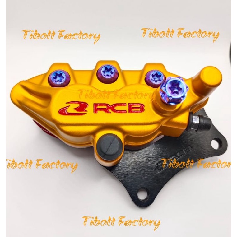 Set Baut Kaliper RCB S Series S1 Ori Baut Titanium GR5
