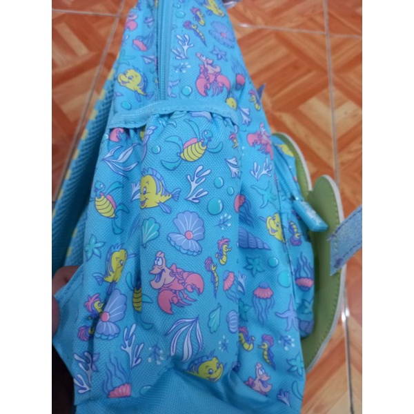 Tas Smiggle Disnep Hoodie Backpack Blue