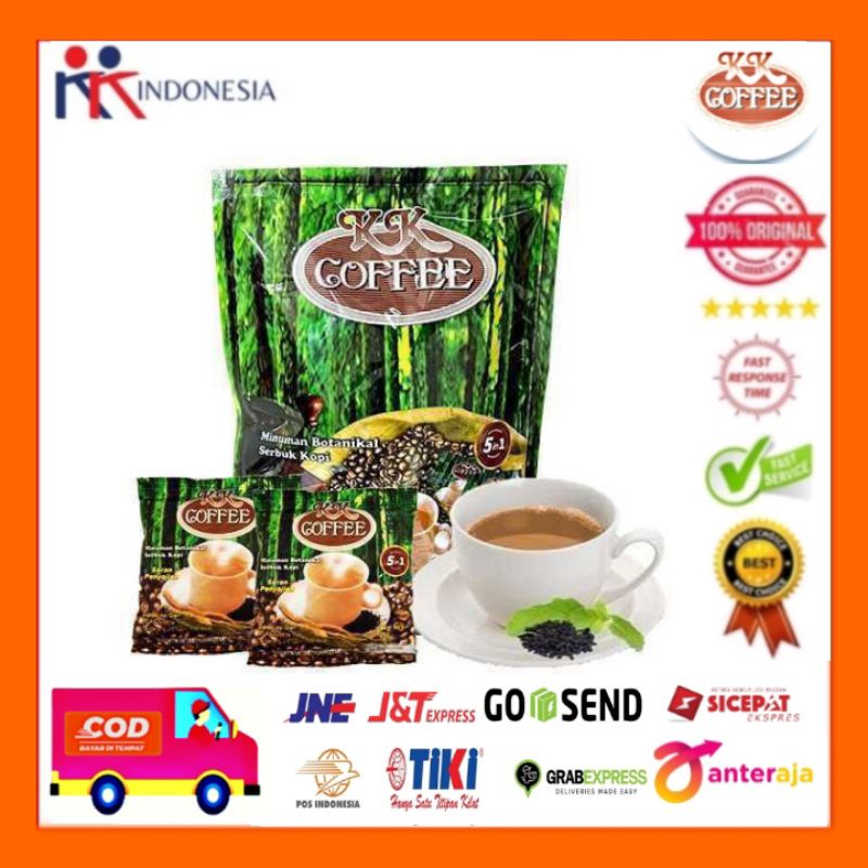 

Kopi Susu Ginseng KK White Coffee & KK Coffee 5 in 1 Minuman Botanikal