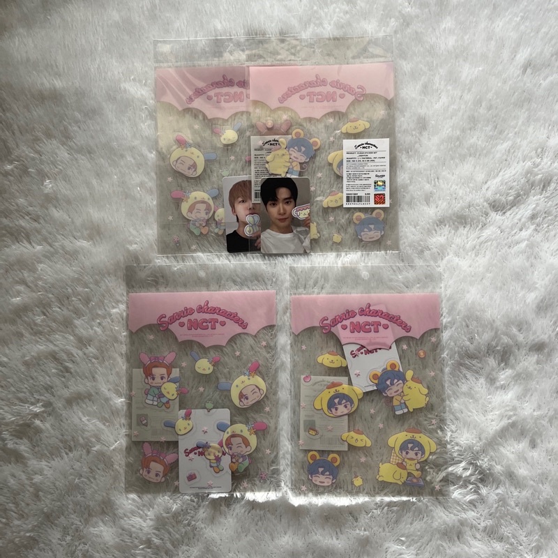 READY STOCK NCT X SANRIO CLEAR STICKER JAEHYUN JAEMIN JENO
