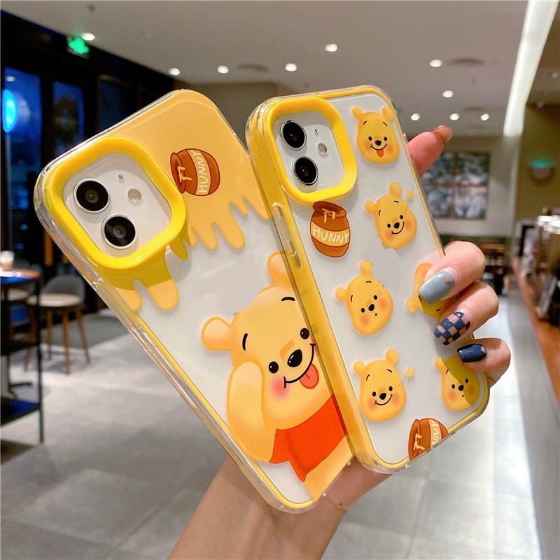 3in1 Case Motif Kartun Animasi Untuk IPhone 11 12 13 14 Pro Max Plus X XS Max XR 7 8 Plus