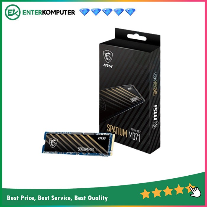 MSI Spatium M371 M.2 NVMe PCIe Gen3 x4 500GB / SSD M.2 500GB