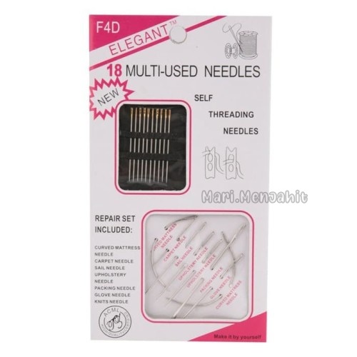 Jarum Jahit Tangan F4D MultiUsed Needles