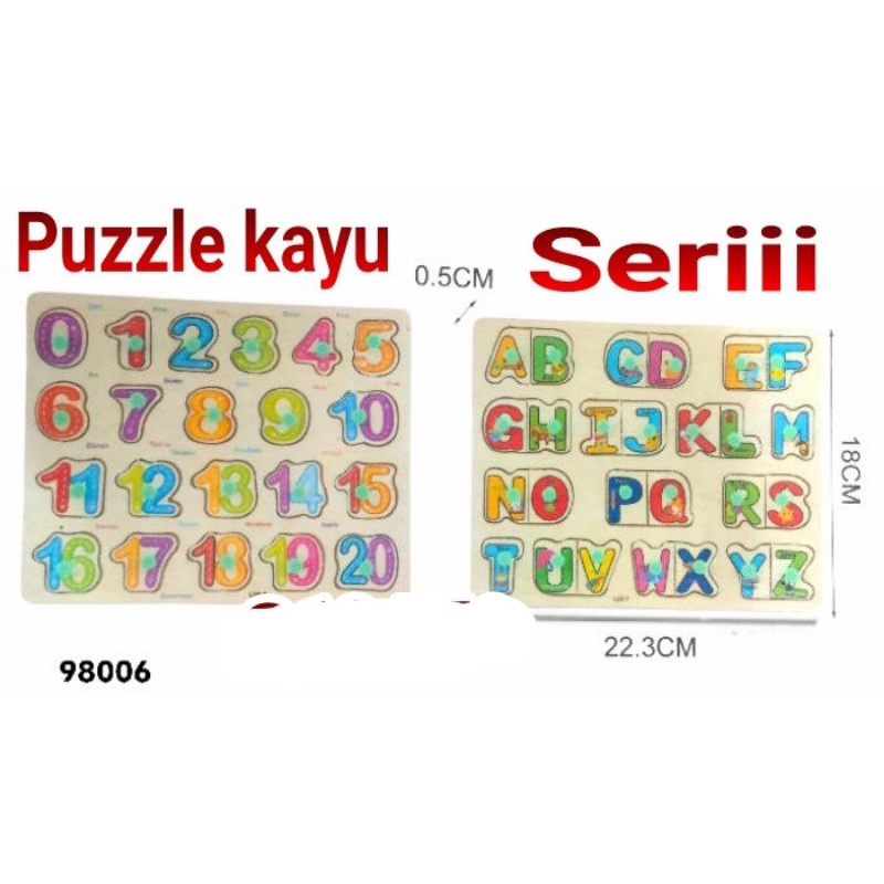 ECO KNOB PUZZLE/mainan bongkar pasang kayu/puzzle kayu sudah ber SNI