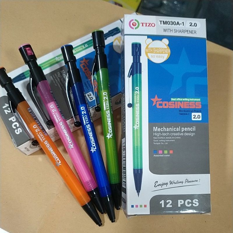 

PENSIL MEKANIK MECHANICAL TIZO / PENSIL COSINESS 2.0MM / TM030A-1