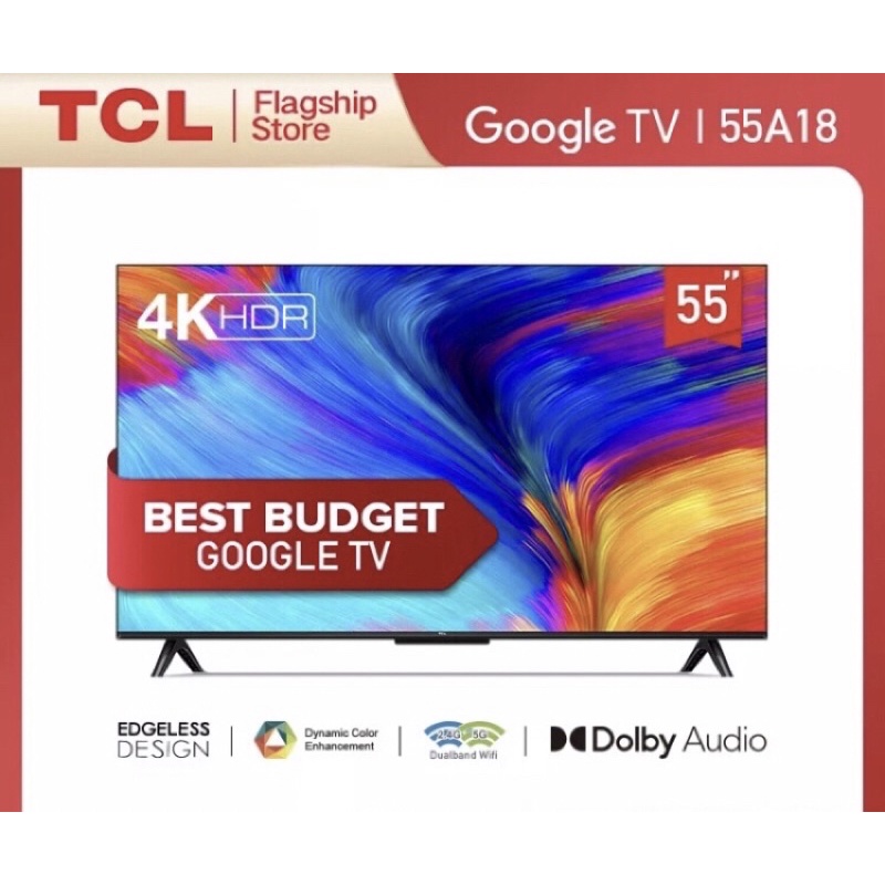 smart android tv TCL 55 inch GARANSI Resmi (MEDAN)