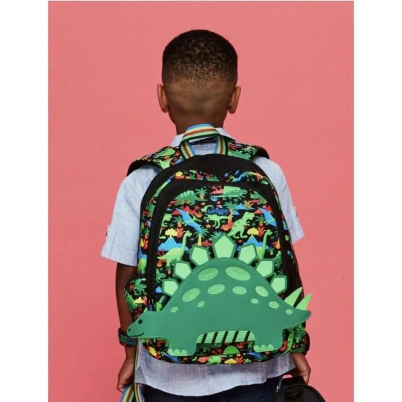 Tas Smiggle Junior Backpack Dino Stegosaur / Triceratops