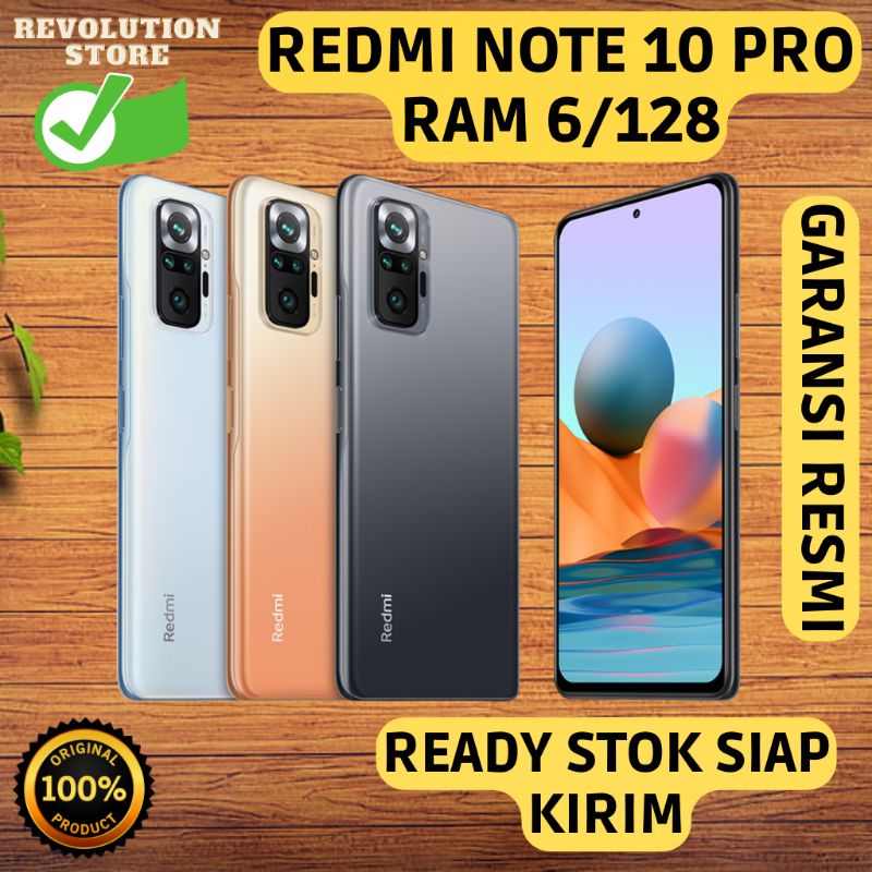 Xiaomi Redmi Note 10 Pro 6/128 Garansi Resmi