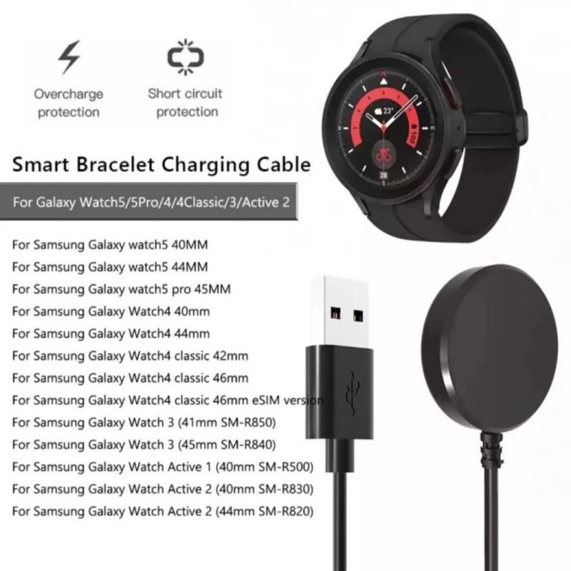 USB Kabel Charger Samsung Galaxy Watch 3 41mm / 45mm Dock Cable Charger Smart Watch Galaxy Watch3 Do