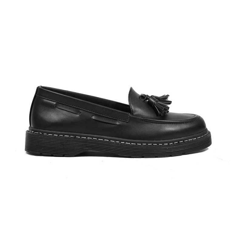 LEON BLACK |ManNeedMe x Lvnatica| Sepatu Loafers Pria Formal Kantor ORIGINAL