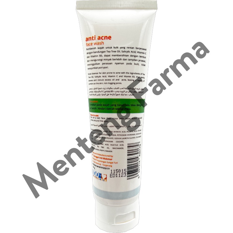 Sabun Papaya By Mamaya Anti Acne Face Wash 100 Gr - Pembersih Wajah Anti Acne