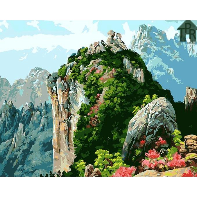 

DIY - Set Melukis / painting by number kit - NATURE 40x50cm. part-2 Non COD