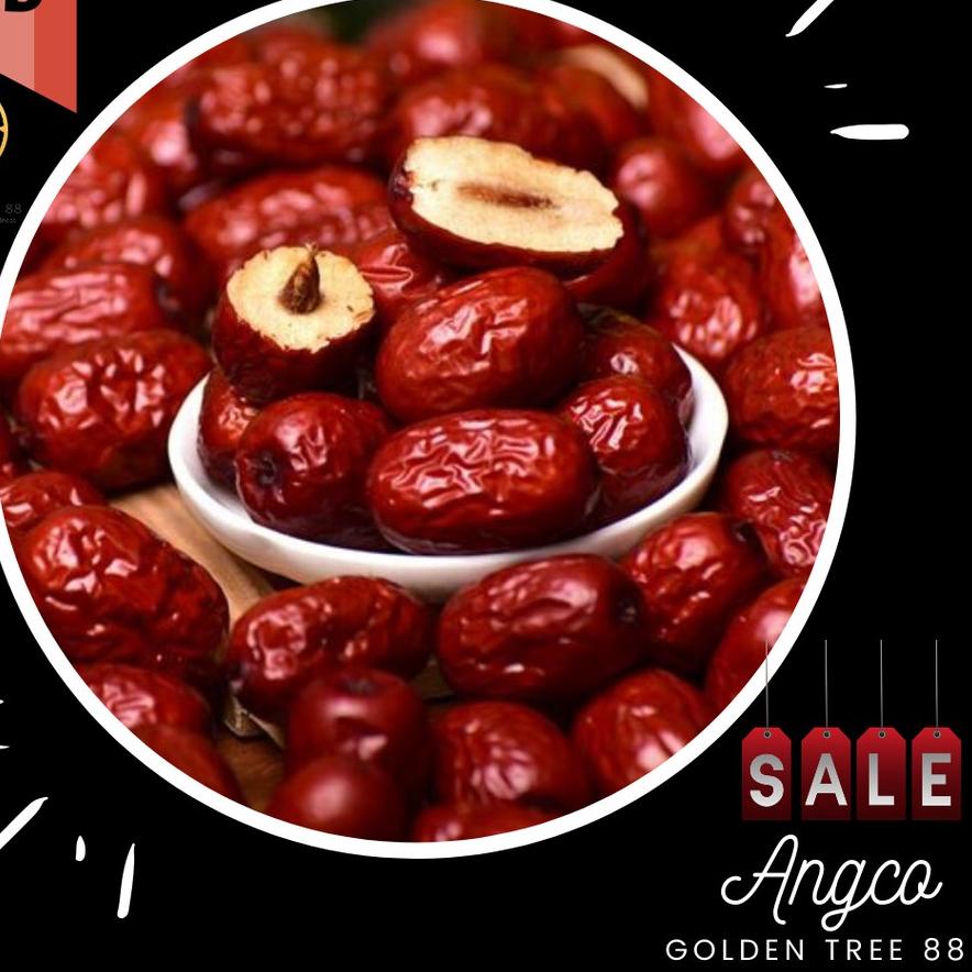 

SALE!!500 gram Premium Angco Size Sedang Hongzao Red Dates Hong zao Buah Jujube Fresh Original|KD9