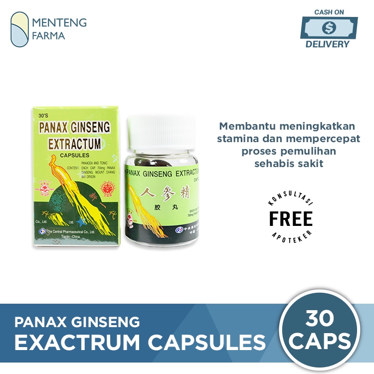 Panax Ginseng Extractum Capsules (Pine Brand)