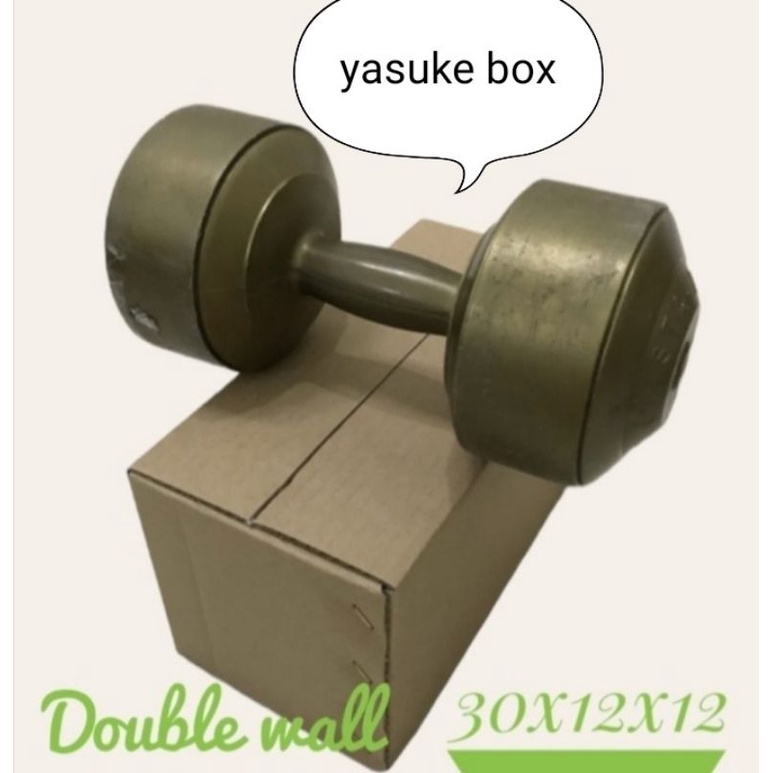 

dus UK.30x12x12cm.doble wall luar dalem polos kokoh buat packing.