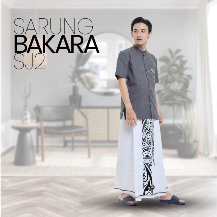 Sarung Rabbani Palestine Bakara Putih