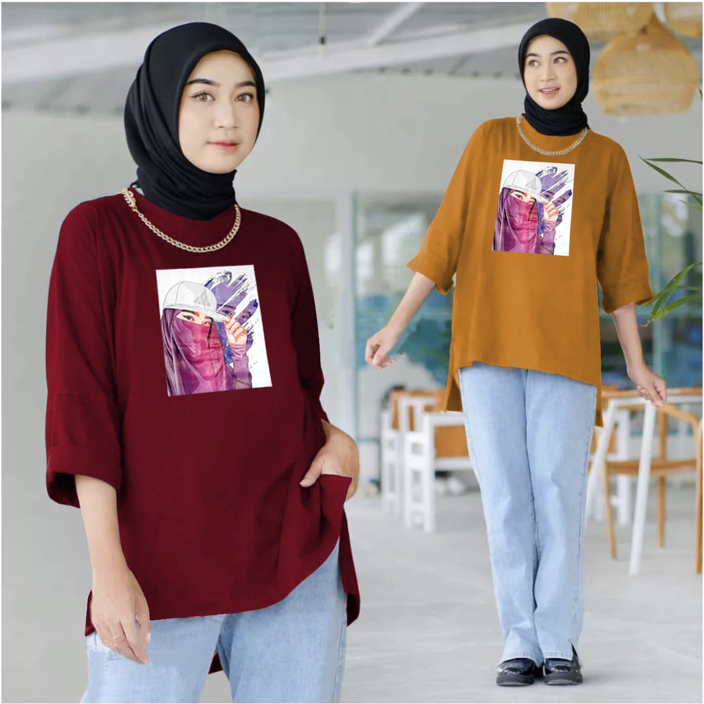 GR ATASAN OVERSIZE BASIC KAOS JUMBO PRINT DTF SR106